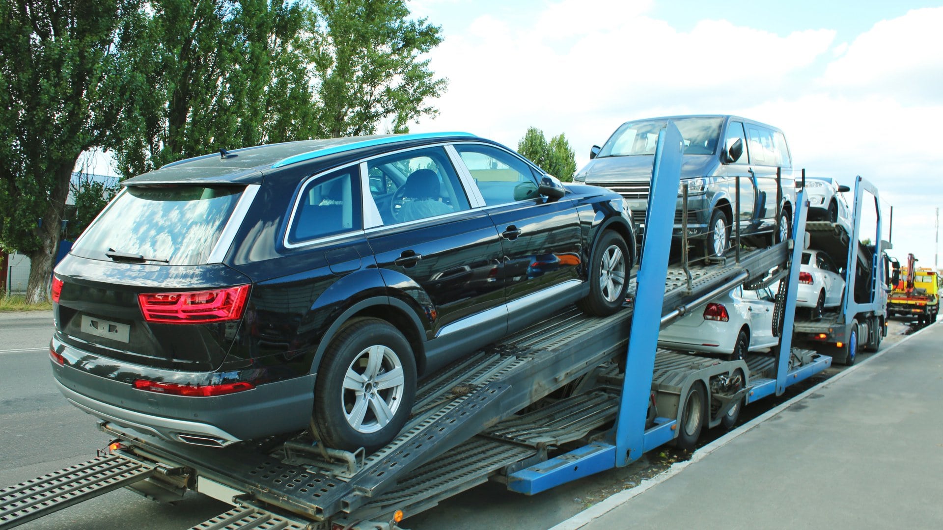 Trasporto auto con bisarca